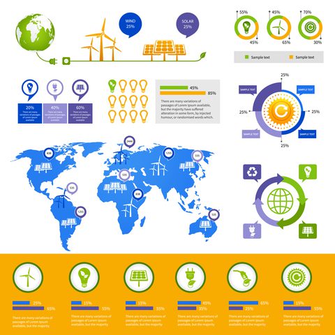 Solar Energy Infographics